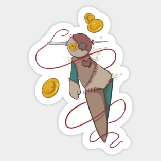 Voodoo Doll Sticker